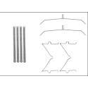 Kit d'accessoires, plaquette de frein à disque