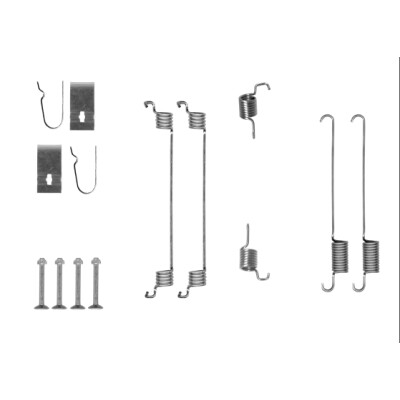 Kit d'accessoires, mâchoires de frein HELLA 8DZ 355 205-811