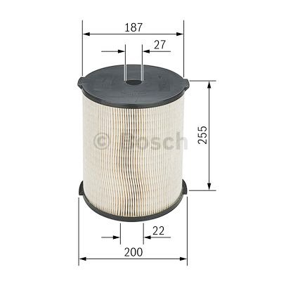 Filtre à huile BOSCH F 026 407 028