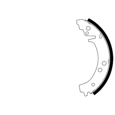 Jeu de mâchoires de frein HELLA 8DB 355 000-161