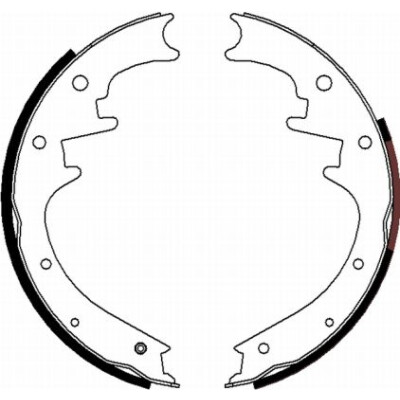 Jeu de mâchoires de frein HELLA 8DB 355 000-311