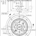 Jeu de 2 disques de frein BREMBO 08.6837.10