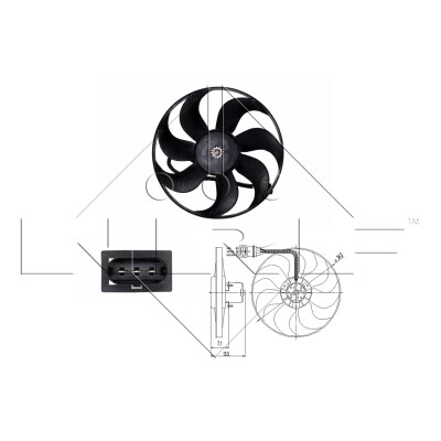 Ventilateur, refroidissement du moteur
