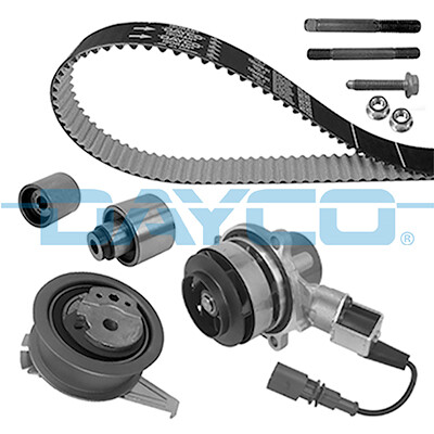 Pompe à eau + kit de courroie de distribution DAYCO KTBWP8841