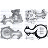 Pompe à eau, refroidissement moteur DOLZ F207