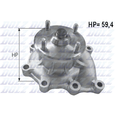 Pompe à eau, refroidissement du moteur