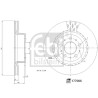 Disque de frein FEBI BILSTEIN 177006