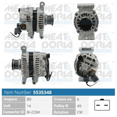 Alternateur MEAT & DORIA 5535348
