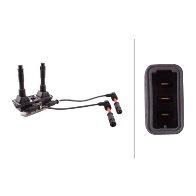 Bobine d'allumage HELLA 5DA 358 057-551