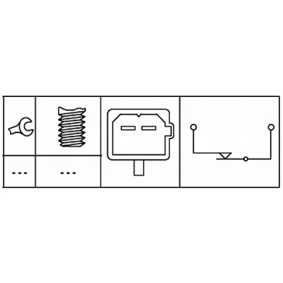 Interrupteur, commande d'embrayage (calage du moteur) HELLA 6DD 179 465-101
