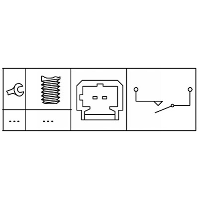 Interrupteur, commande d'embrayage (calage du moteur) HELLA 6DD 179 465-181