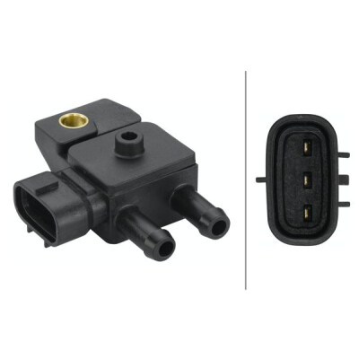 Capteur de pression des gaz d'échappement HELLA 6PP 009 409-311