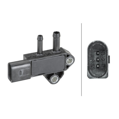Capteur de pression des gaz d'échappement HELLA 6PP 009 409-361