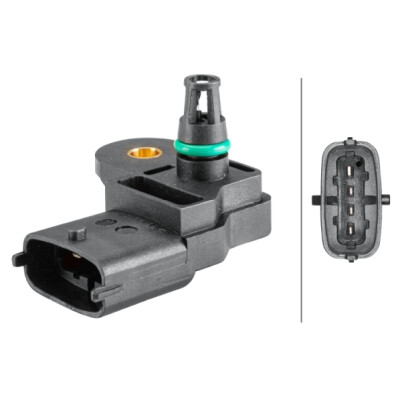 Capteur de pression de suralimentation HELLA 6PP 358 152-321