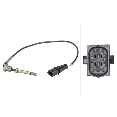 Capteur de température des gaz d'échappement HELLA 6PT 358 181-201