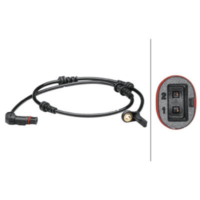 Capteur de vitesse de roue HELLA 6PU 012 679-321
