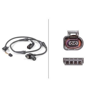 Capteur de vitesse de roue HELLA 6PU 012 806-171