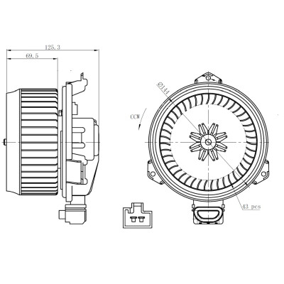 Pulseur d'air habitacle