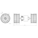 Ventilateur d&#39;habitacle NRF 34284