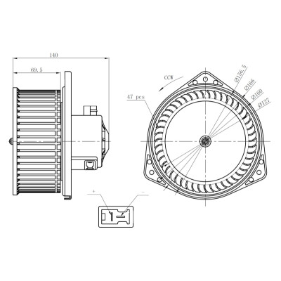 Pulseur d'air habitacle