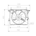 Ventilateur, refroidissement du moteur