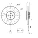 Ventilateur, refroidissement du moteur