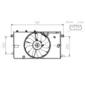 Ventilateur, refroidissement du moteur
