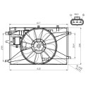 Ventilateur, refroidissement du moteur