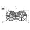 Ventilateur, refroidissement du moteur