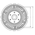 Embrayage, ventilateur de radiateur