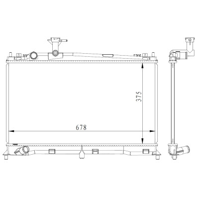 Radiateur, refroidissement du moteur