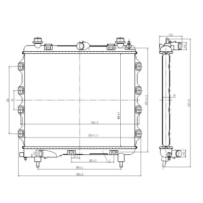 Radiateur, refroidissement du moteur