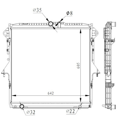 Radiateur, refroidissement du moteur