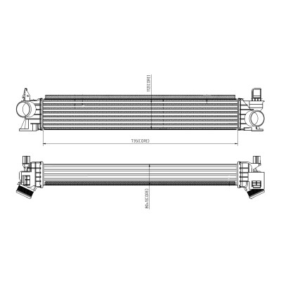 Refroidisseur d'air d'admission NRF 309033