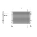 Condenseur, climatisation NRF 350496
