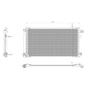 Condenseur, climatisation NRF 350500