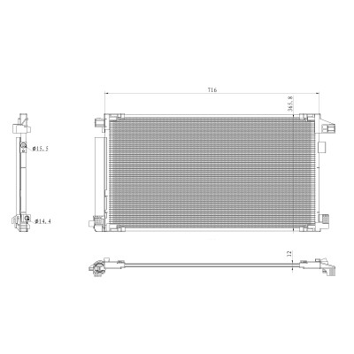 Condenseur, climatisation NRF 350500
