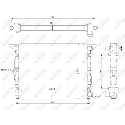 Radiateur, refroidissement du moteur