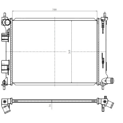 Radiateur, refroidissement du moteur