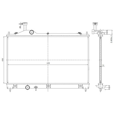Radiateur, refroidissement du moteur