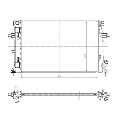 Radiateur, refroidissement du moteur
