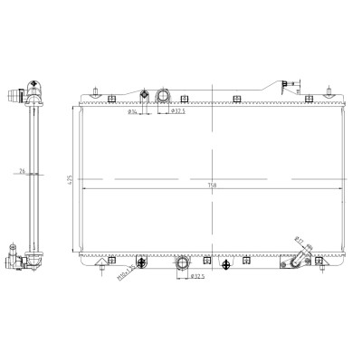 Radiateur, refroidissement du moteur