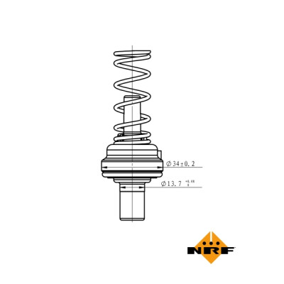 Thermostat, liqiuide de refroidissement