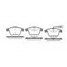 Jeu de 4 plaquettes de frein ROADHOUSE 21045.01
