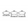 Jeu de 4 plaquettes de frein ROADHOUSE 2330.02