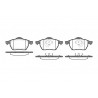 Jeu de 4 plaquettes de frein ROADHOUSE 2390.20