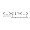 Jeu de 4 plaquettes de frein ROADHOUSE 2419.02