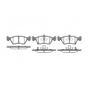 Jeu de 4 plaquettes de frein ROADHOUSE 2676.02