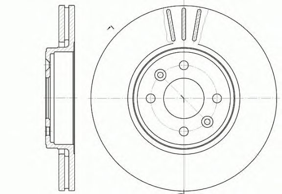 Jeu de 2 disques de frein