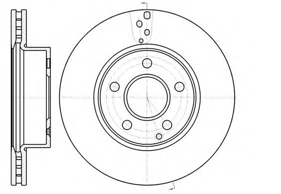 Jeu de 2 disques de frein